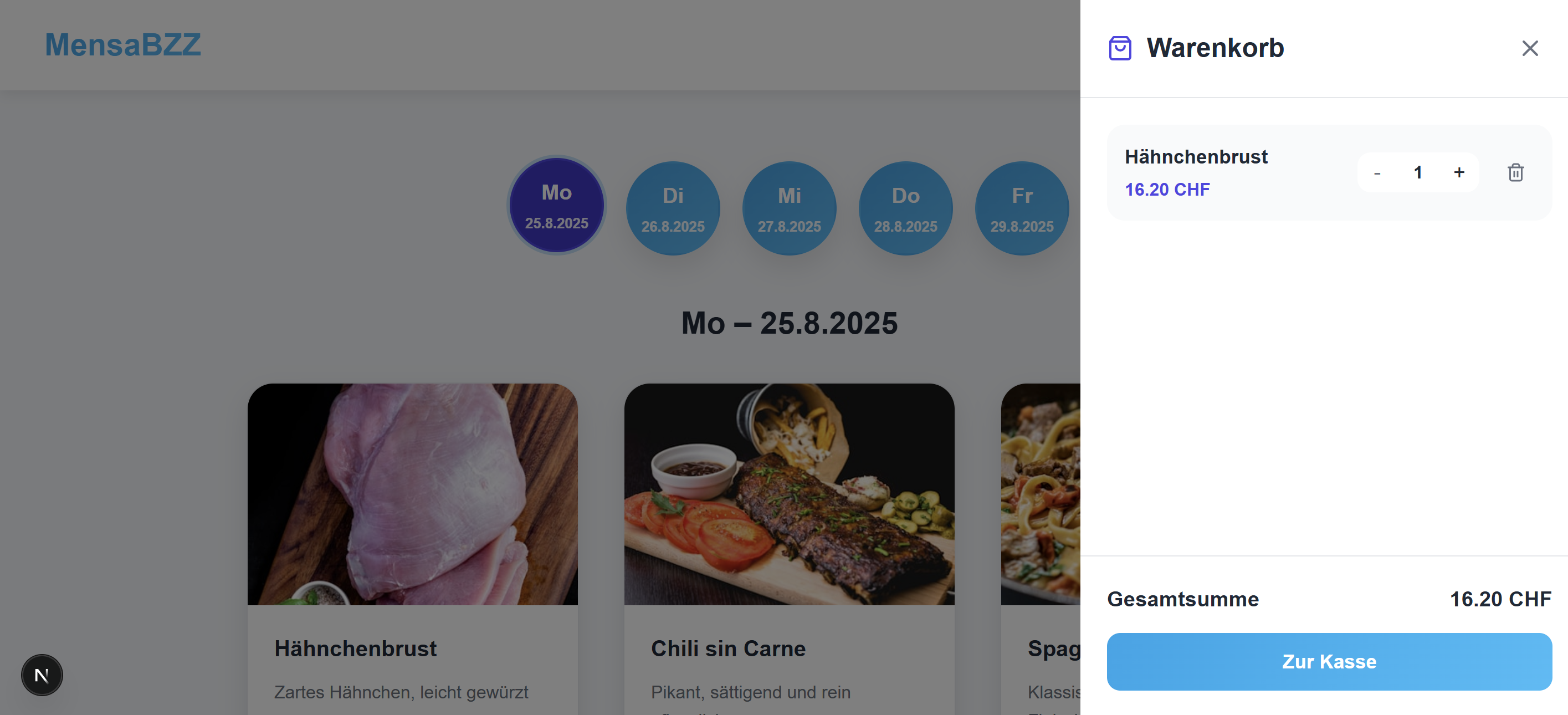 Mensa App