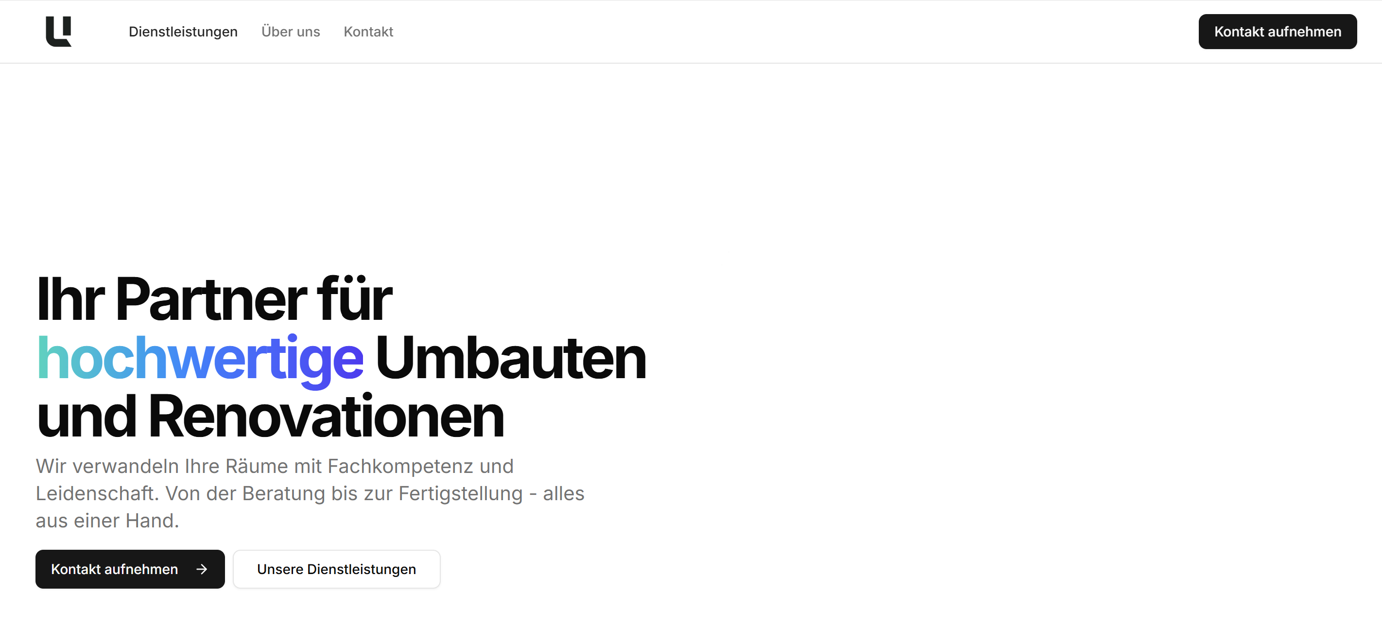 Umbau-Allrounder GmbH Webseite